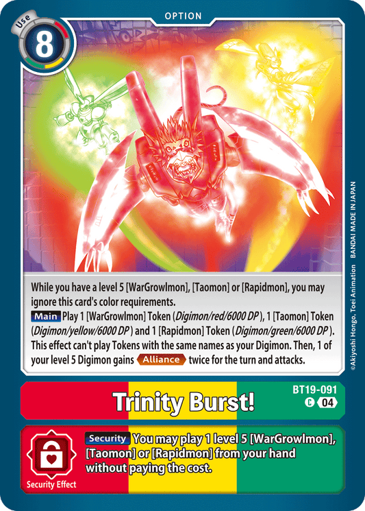 BT19-091C Trinity Burst!