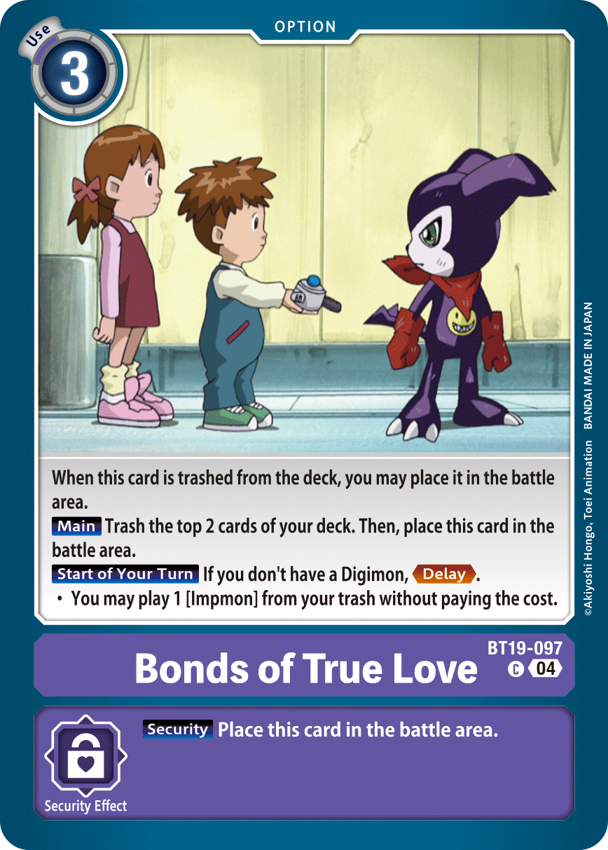 BT19-097C Bonds of True Love