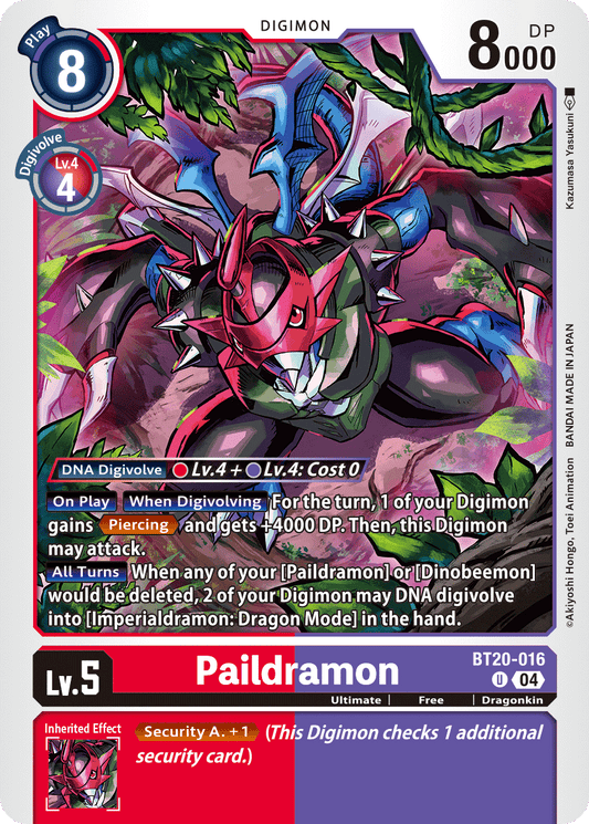 BT20-016UC Paildramon