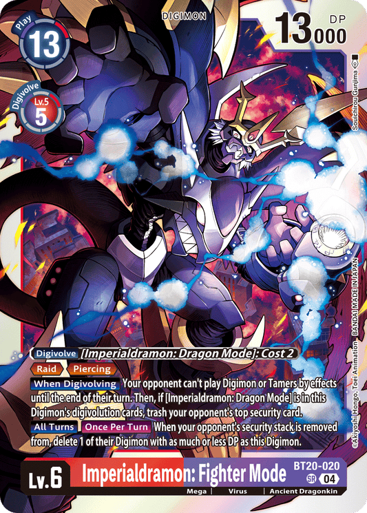 BT20-020SR Imperialdramon: Fighter Mode