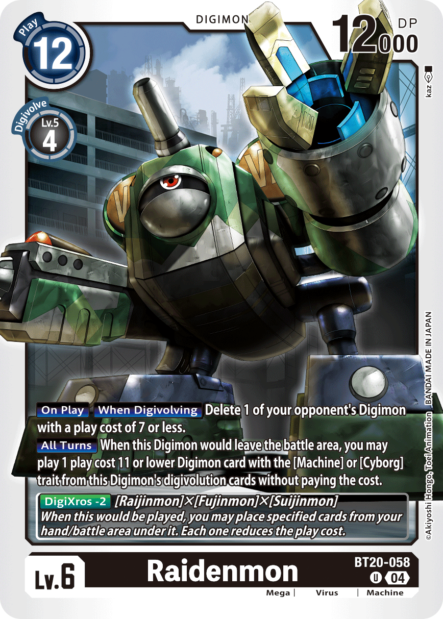 BT20-058UC Raidenmon