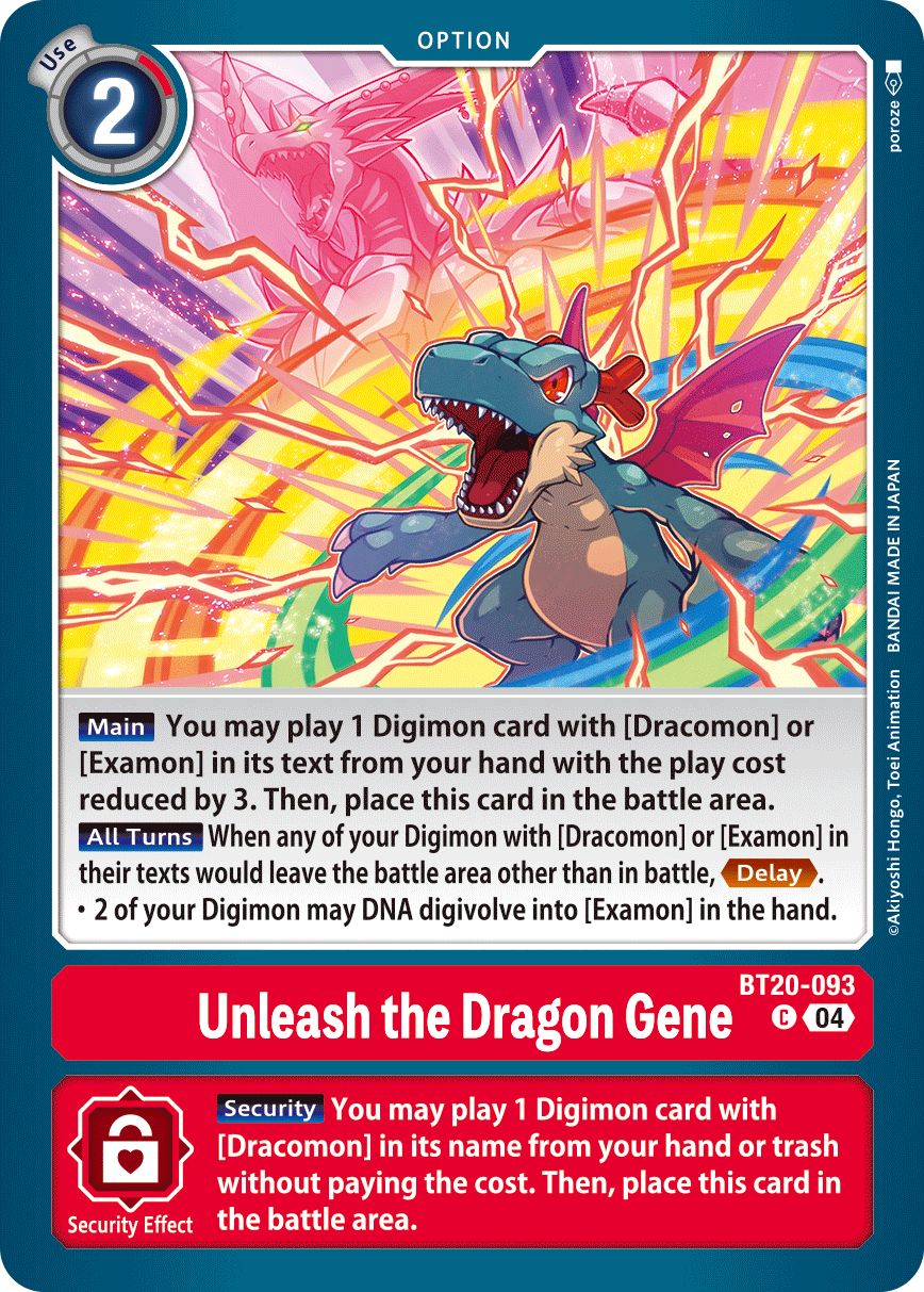BT20-093C Unleash the Dragon-Gene