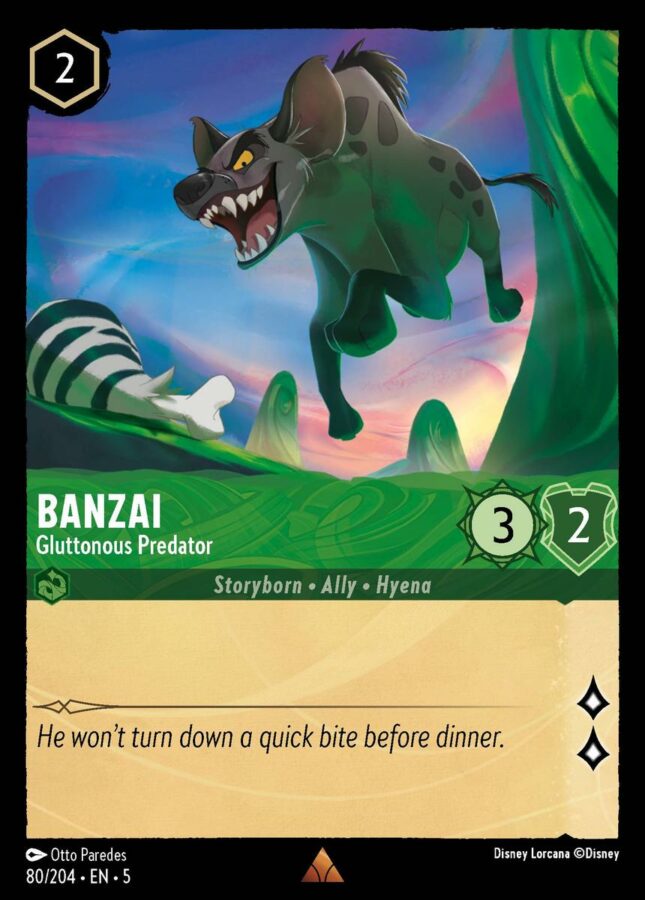 080/204 - Banzai – Gluttonous Predator - Shimmering Skies