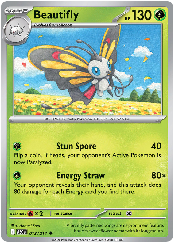013/217 - Beautifly - Ascended Heroes