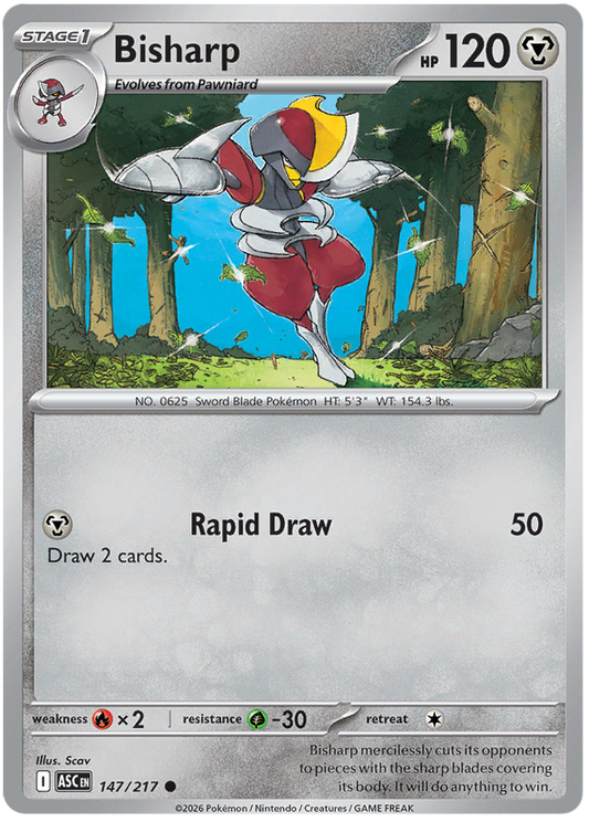 147/217 - Bisharp - Ascended Heroes