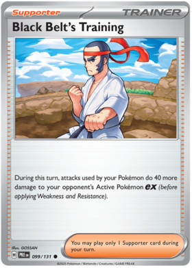 099/131 - Black Belt’s Practice - Prismatic Evolutions
