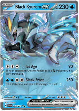 048/191 Black Kyurem ex - Surging Sparks