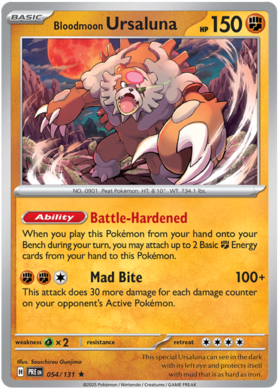 054/131 - Bloodmoon Ursaluna - Prismatic Evolutions