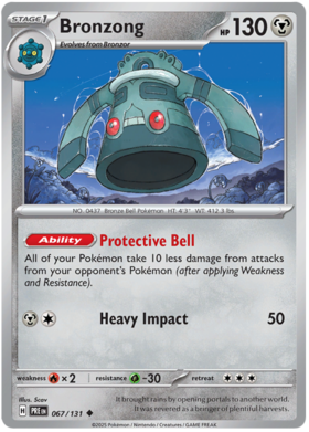 067/131 - Bronzong - Prismatic Evolutions