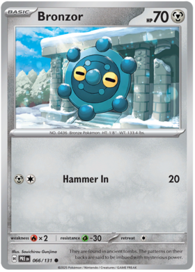 066/131 - Bronzor - Prismatic Evolutions