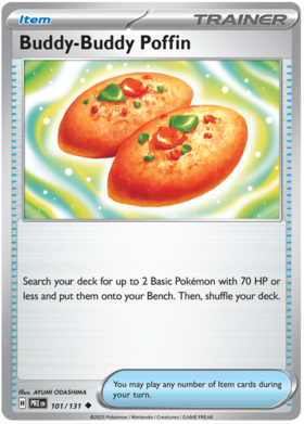 101/131 - Buddy Buddy Poffin - Prismatic Evolutions