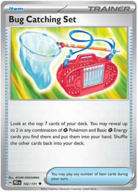 102/131 - Bug Catching Set - Prismatic Evolutions