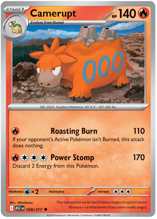028/217 - Camerupt - Ascended Heroes