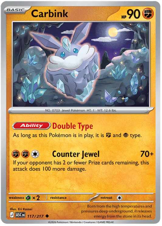 117/217 - Carbink - Ascended Heroes