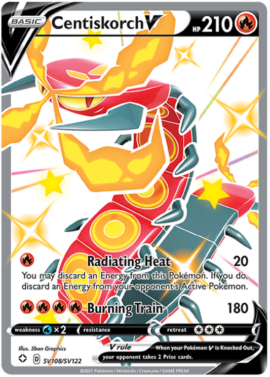 SV108/SV122 - Centiskorch V - Shining Fates