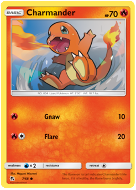 007/68 - Charmander - Hidden Fates