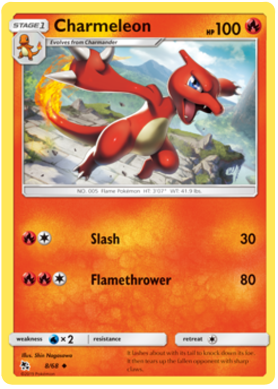 008/68 - Charmeleon - Hidden Fates