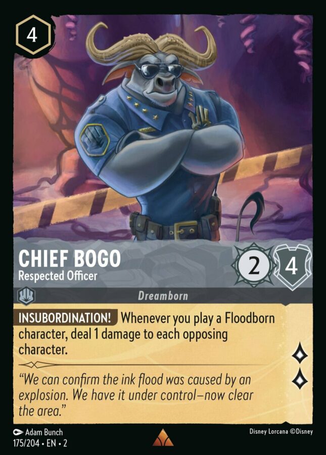 175/204 - Chief Bogo - Respected Officer - Rise of the Floodborn