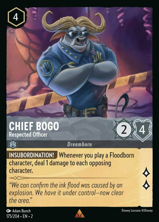 175/204 - Chief Bogo - Respected Officer - Rise of the Floodborn