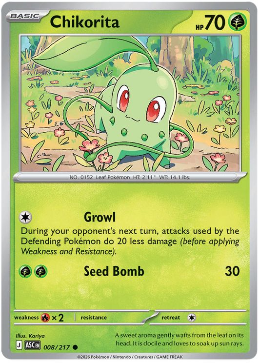 008/217 - Chikorita - Ascended Heroes