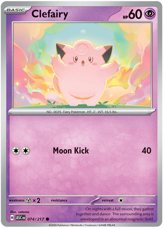 074/217 - Clefairy - Ascended Heroes