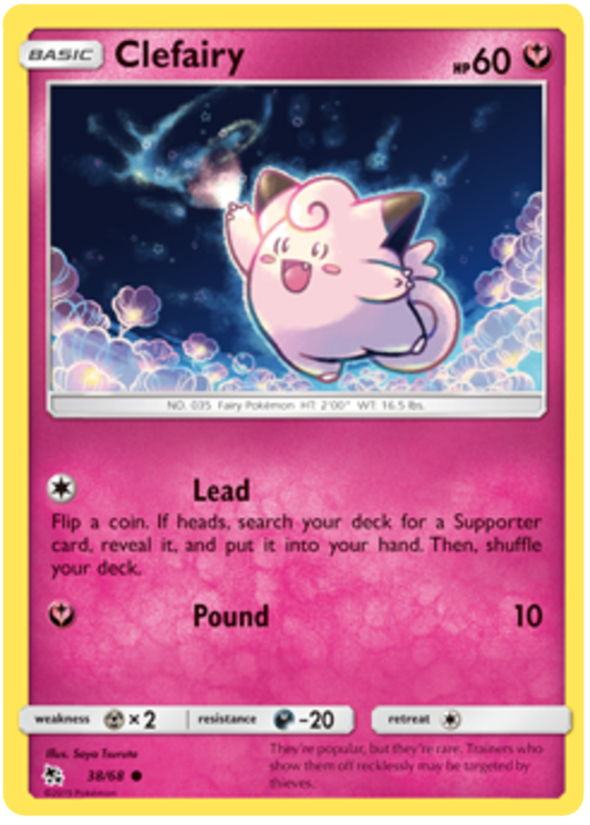 038/68 - Clefairy - Hidden Fates