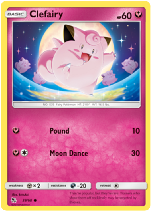039/68 - Clefairy - Hidden Fates