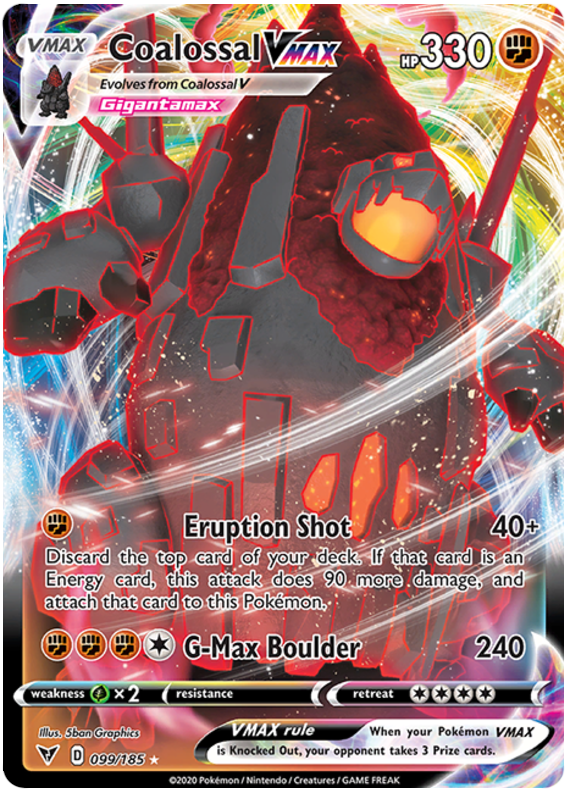 099/185 - Coalossal VMAX - Vivid Voltage