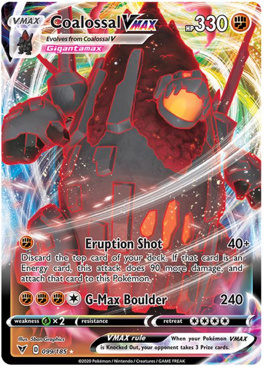 099/185 - Coalossal VMAX - Vivid Voltage