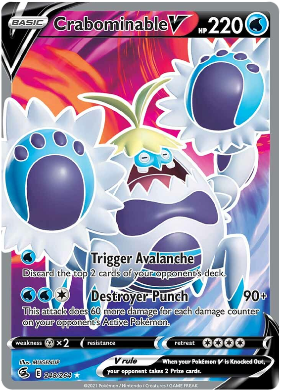 248/264 - Cabominable V Full Art - Fusion Strike