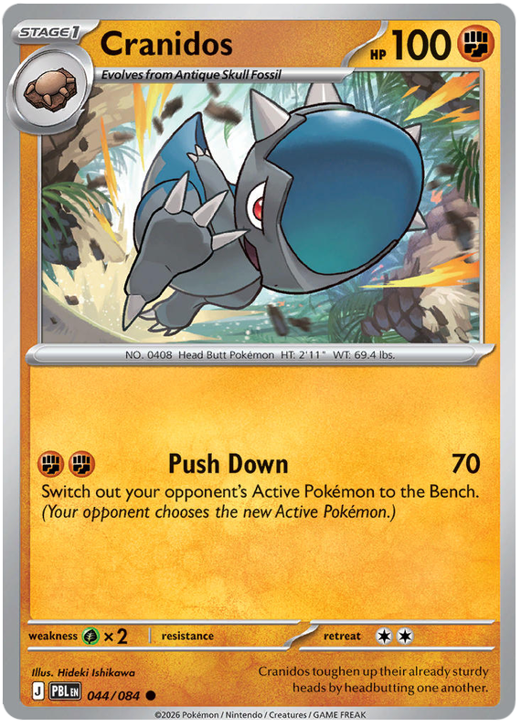 044/084 - Cranidos - Pitch Black