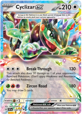 159/191 Cyclizar ex - Surging Sparks