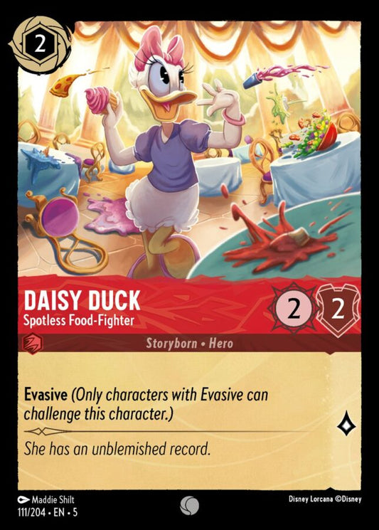 111/204 - Daisy Duck - Spotless Food-Fighter - Shimmering Skies