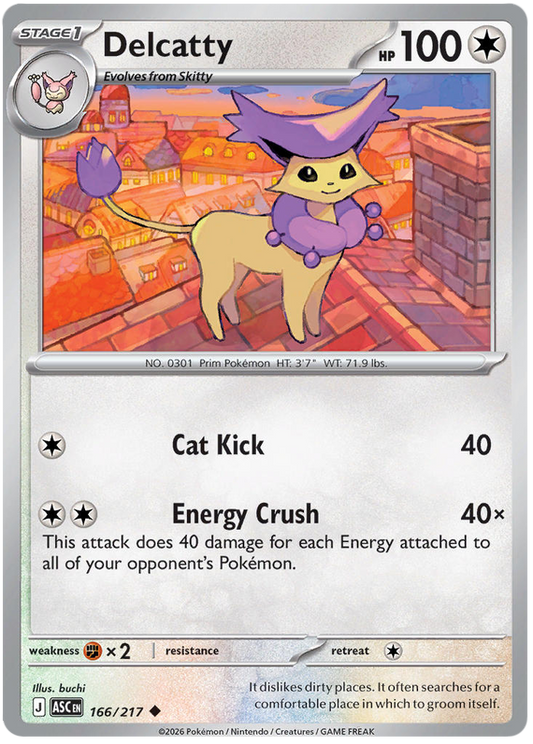 166/217 - Delcatty - Ascended Heroes