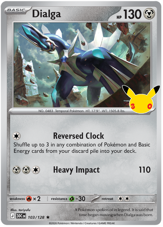 103/128 - Dialga - 30th Celebration
