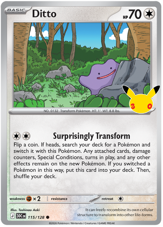115/128 - Ditto - 30th Celebration