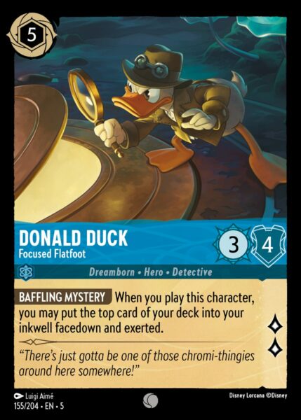 155/204 - Donald Duck - Focused Flatfoot - Shimmering Skies