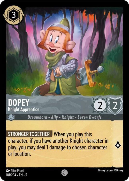 181/204 - Dopey – Knight Apprentice - Shimmering Skies