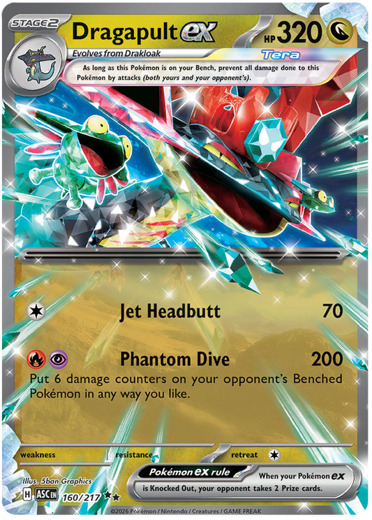 160/217 - Dragapult ex - Ascended Heroes