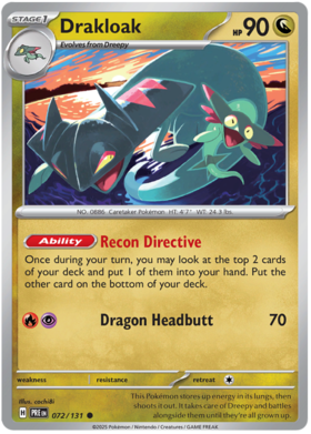 072/131 - Drakloak - Prismatic Evolutions