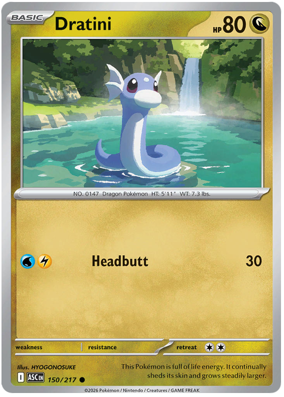 150/217 - Dratini - Ascended Heroes