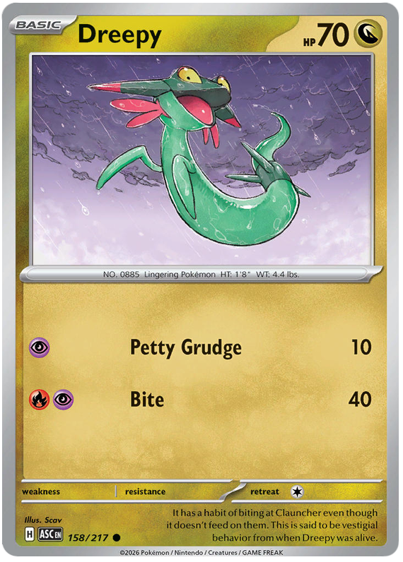 158/217 - Dreepy - Ascended Heroes