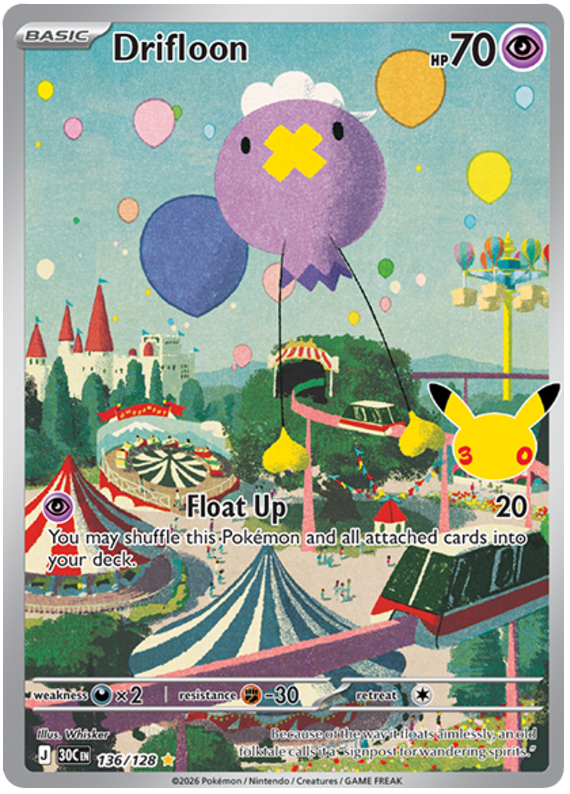 136/128 - Drifloon - 30th Celebration