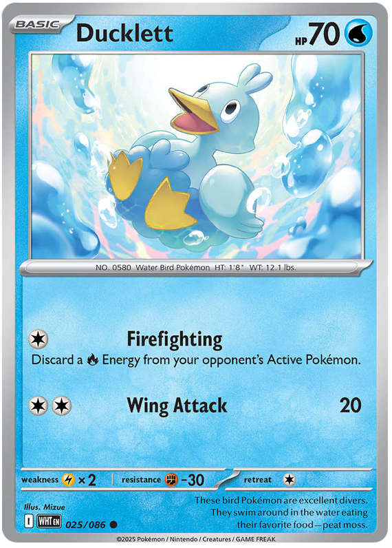 025/086 - Ducklett - White Flare