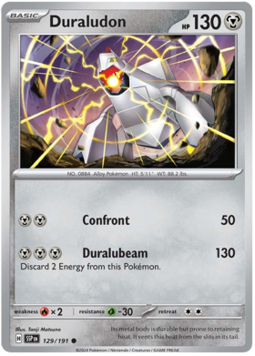 129/191 Duraludon - Surging Sparks