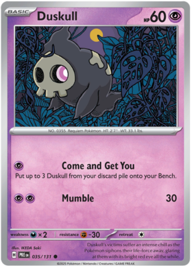 035/131 - Duskull - Prismatic Evolutions