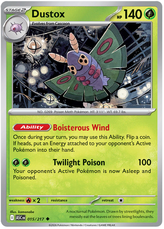015/217 - Dustox - Ascended Heroes