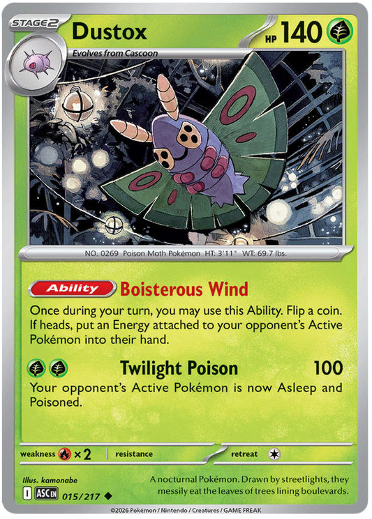 015/217 - Dustox - Ascended Heroes