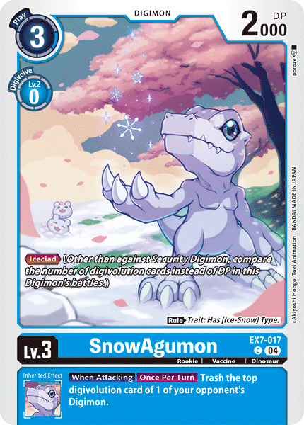 EX7-017C SnowAgumon