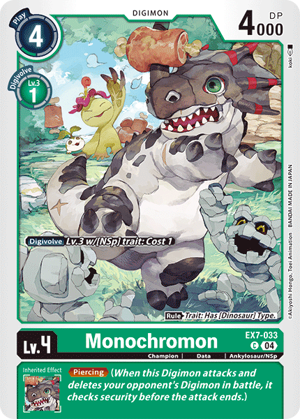 EX7-033C Monochromon